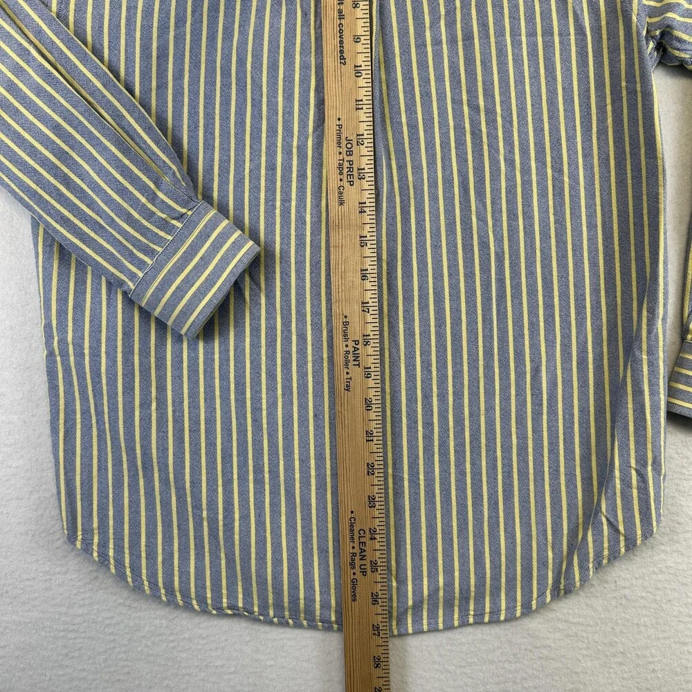 Ralph Lauren Shirt Boys 20 Stripe Button Down Long Sleeve Flesh Pony Logo Casual